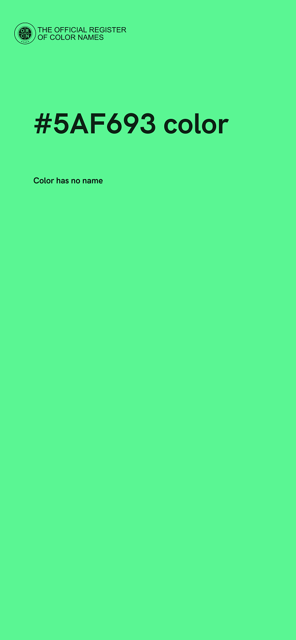 #5AF693 color image