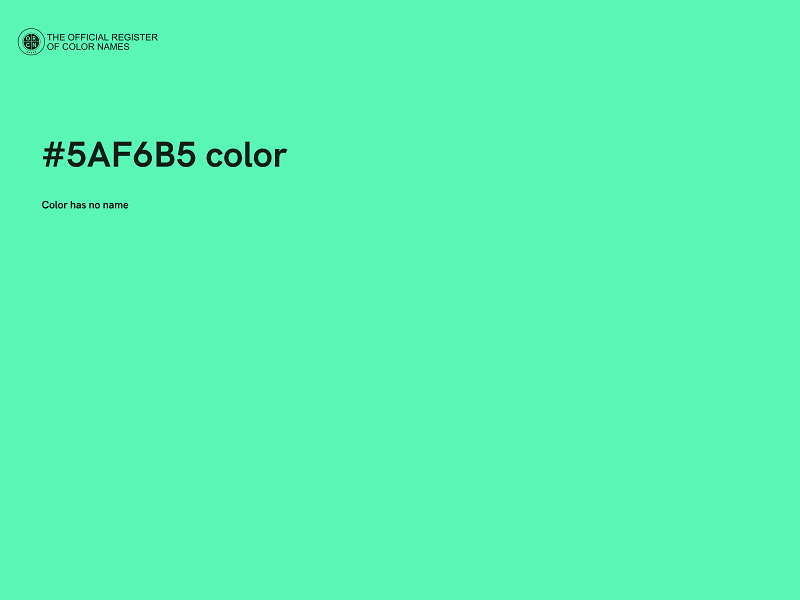 #5AF6B5 color image