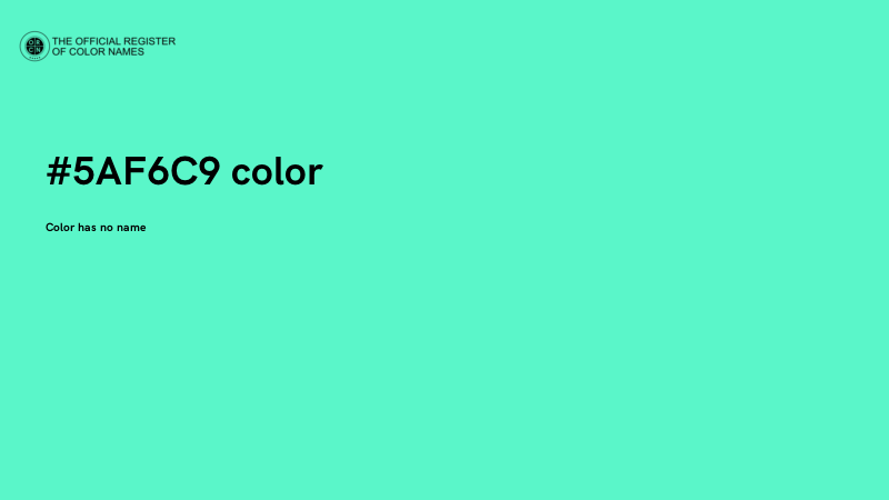 #5AF6C9 color image