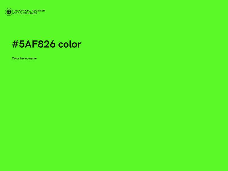 #5AF826 color image