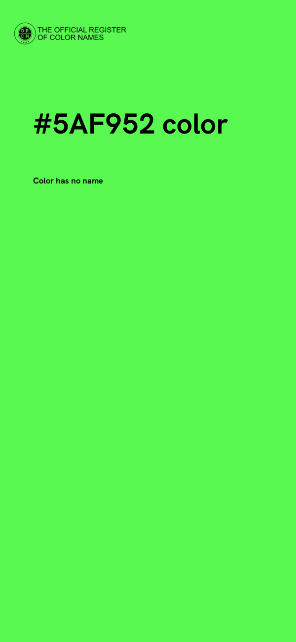 #5AF952 color image