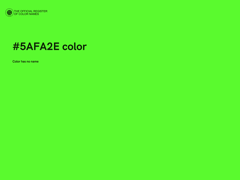 #5AFA2E color image