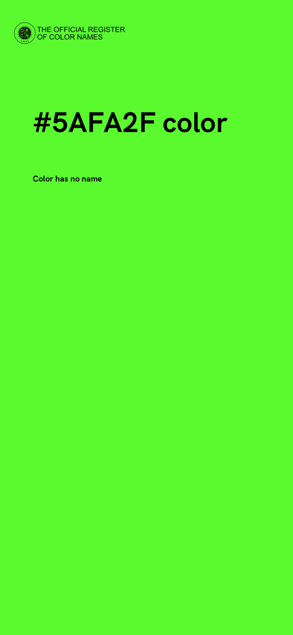 #5AFA2F color image