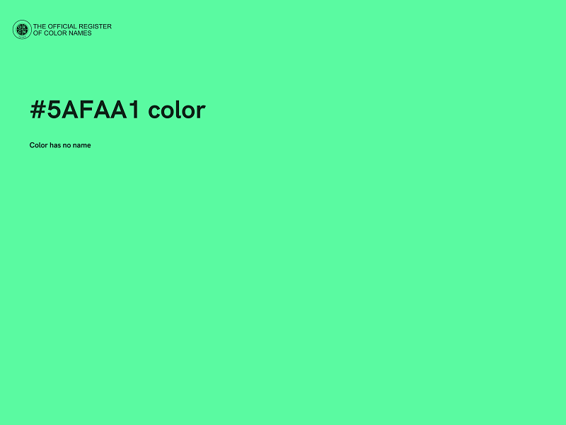 #5AFAA1 color image