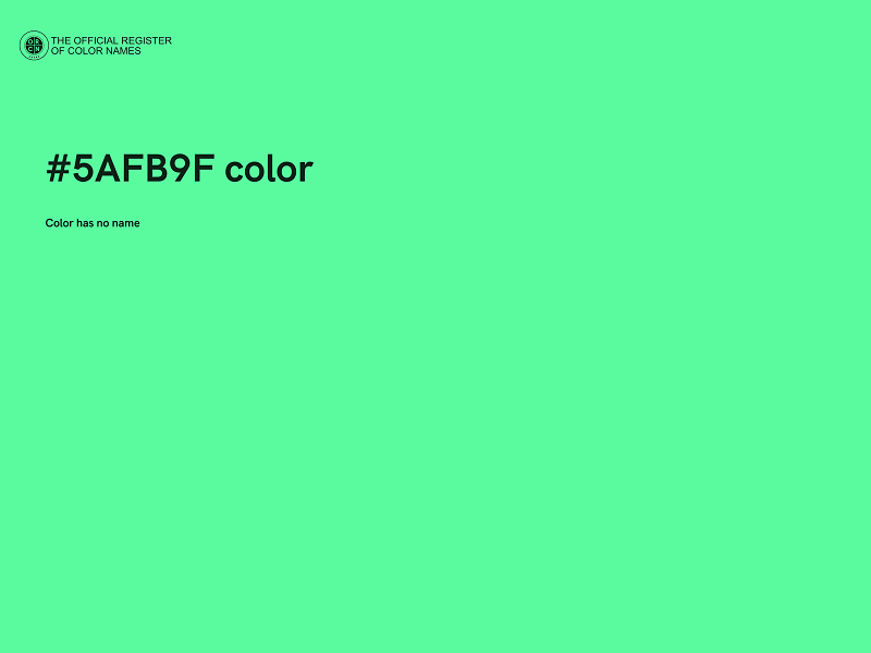 #5AFB9F color image