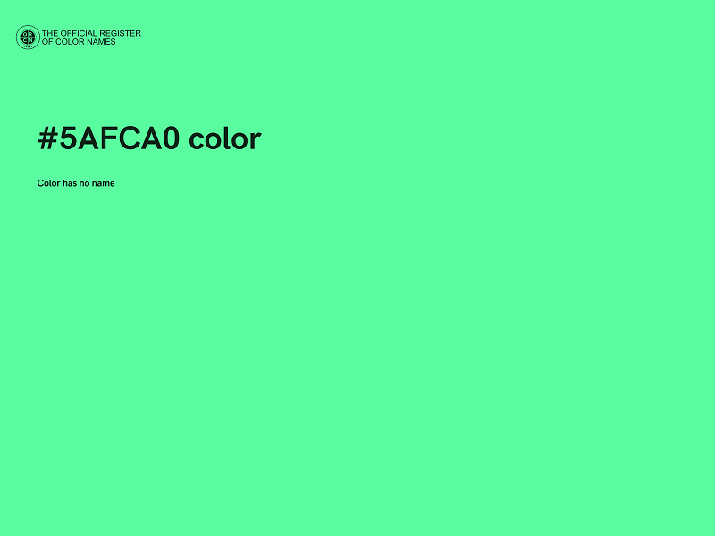 #5AFCA0 color image