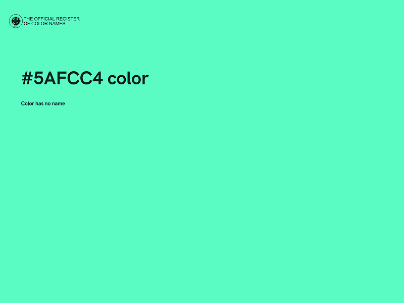 #5AFCC4 color image