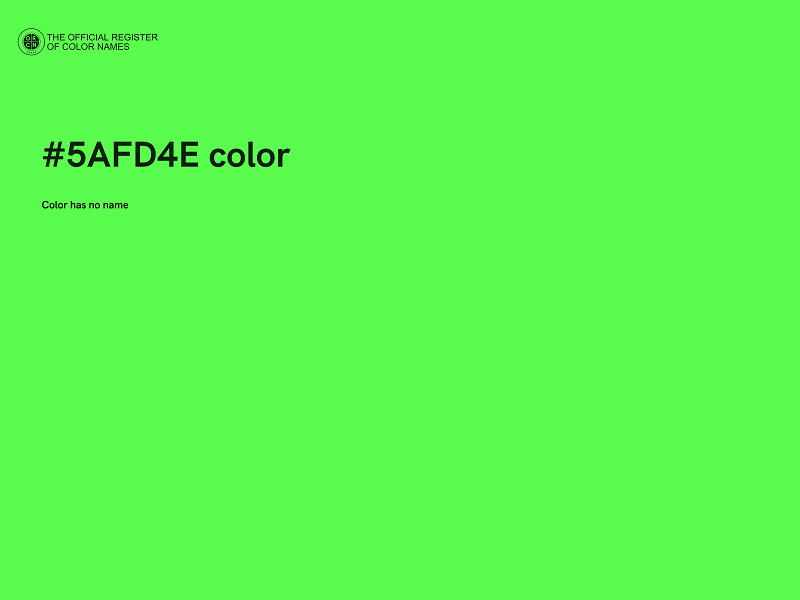 #5AFD4E color image