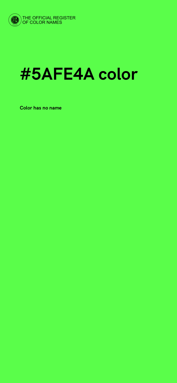 #5AFE4A color image