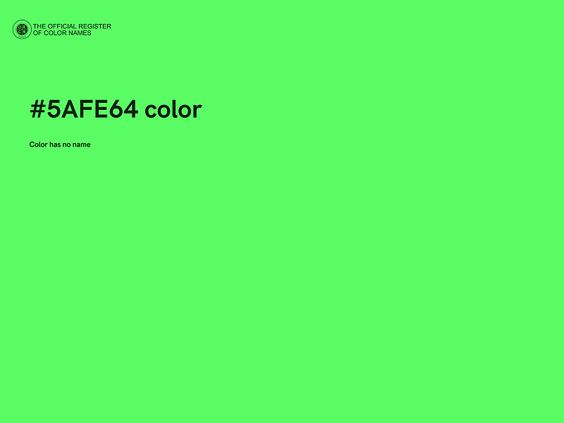 #5AFE64 color image