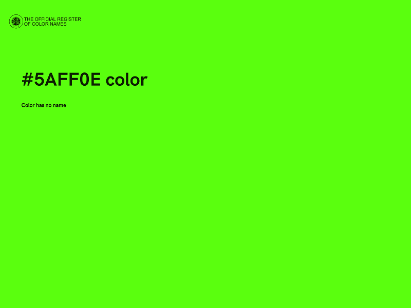 #5AFF0E color image