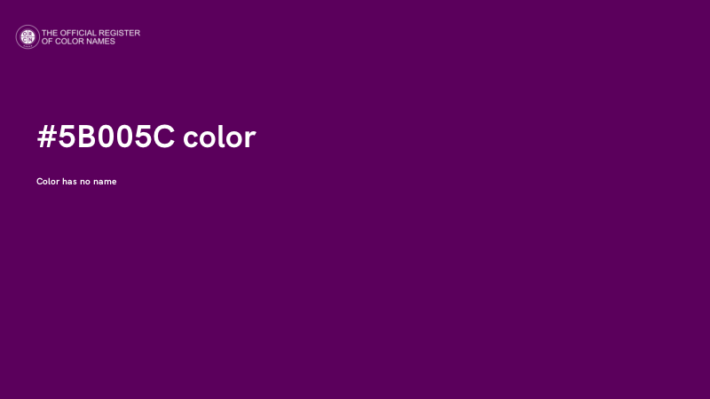 #5B005C color image