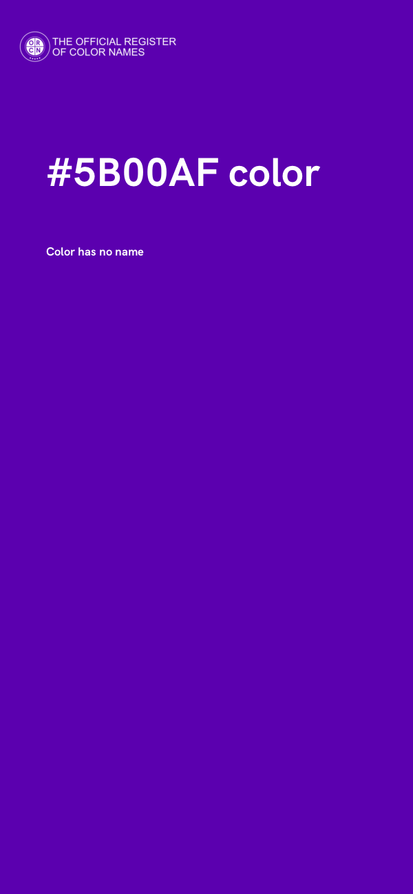 #5B00AF color image