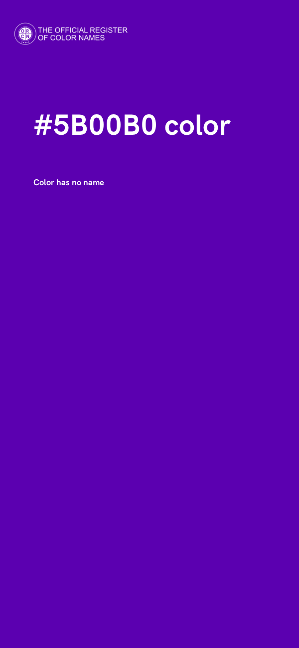 #5B00B0 color image