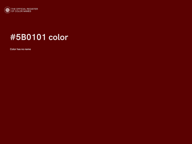 #5B0101 color image
