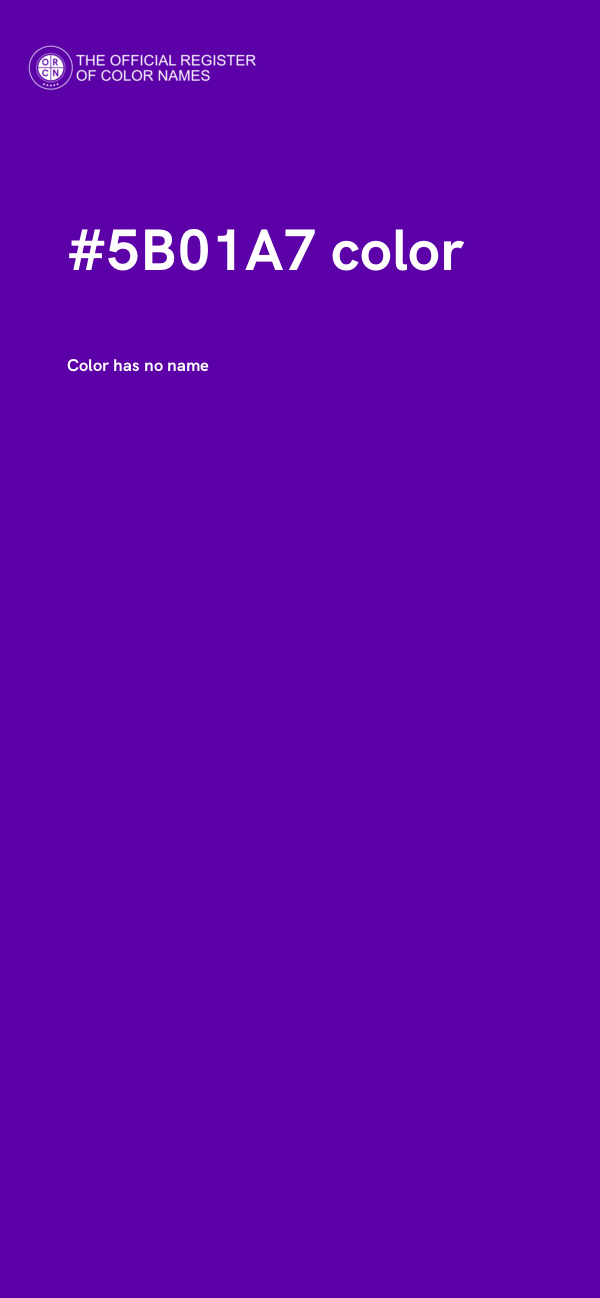 #5B01A7 color image