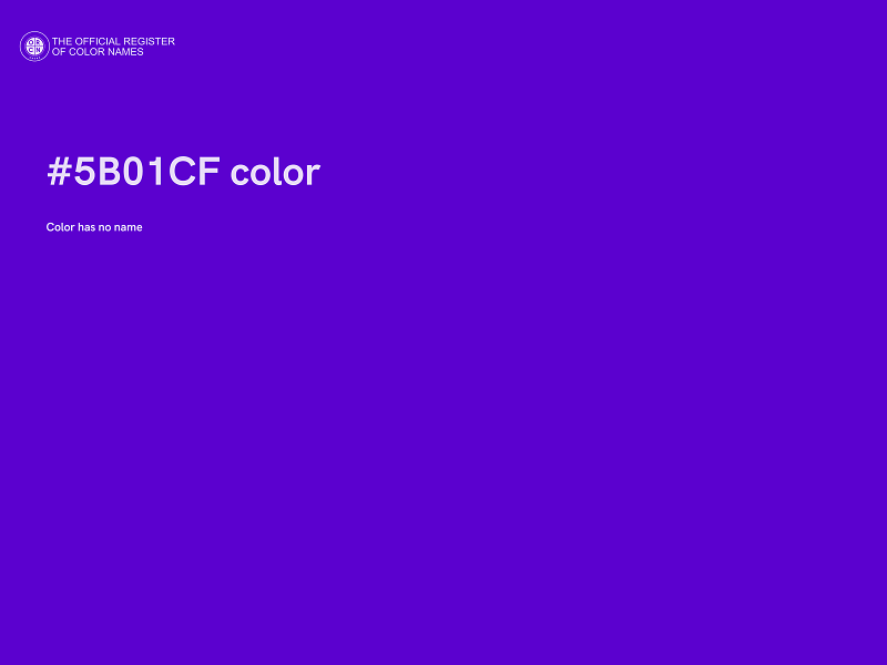 #5B01CF color image