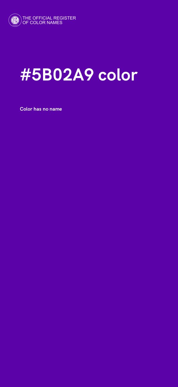 #5B02A9 color image