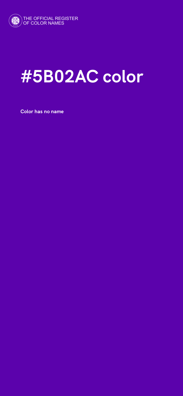 #5B02AC color image