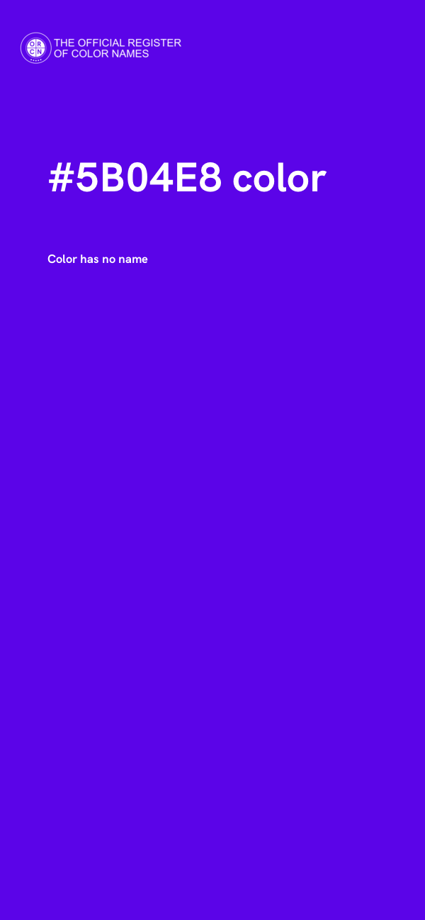 #5B04E8 color image