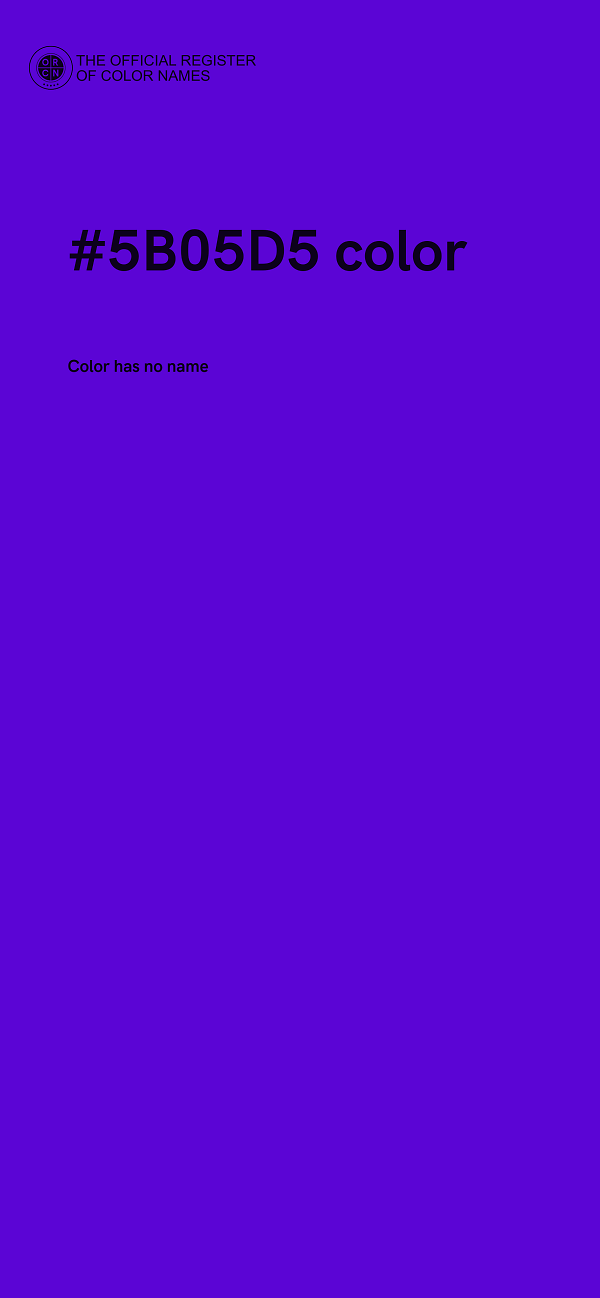 #5B05D5 color image