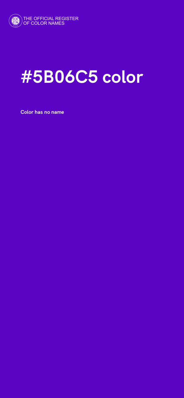 #5B06C5 color image