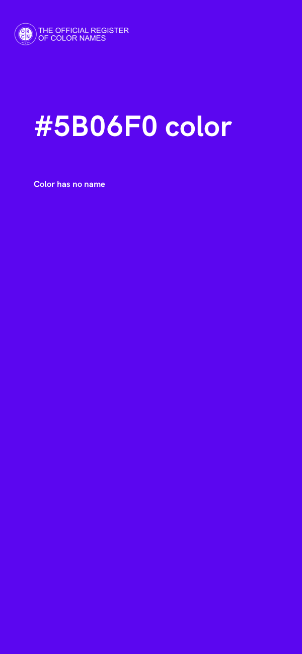 #5B06F0 color image
