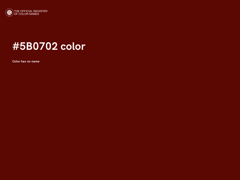 #5B0702 color image