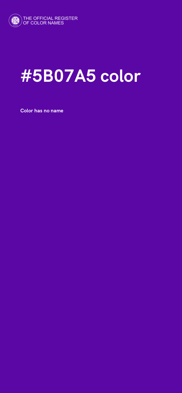 #5B07A5 color image