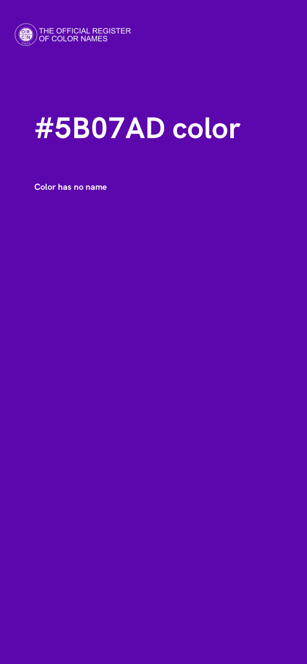 #5B07AD color image
