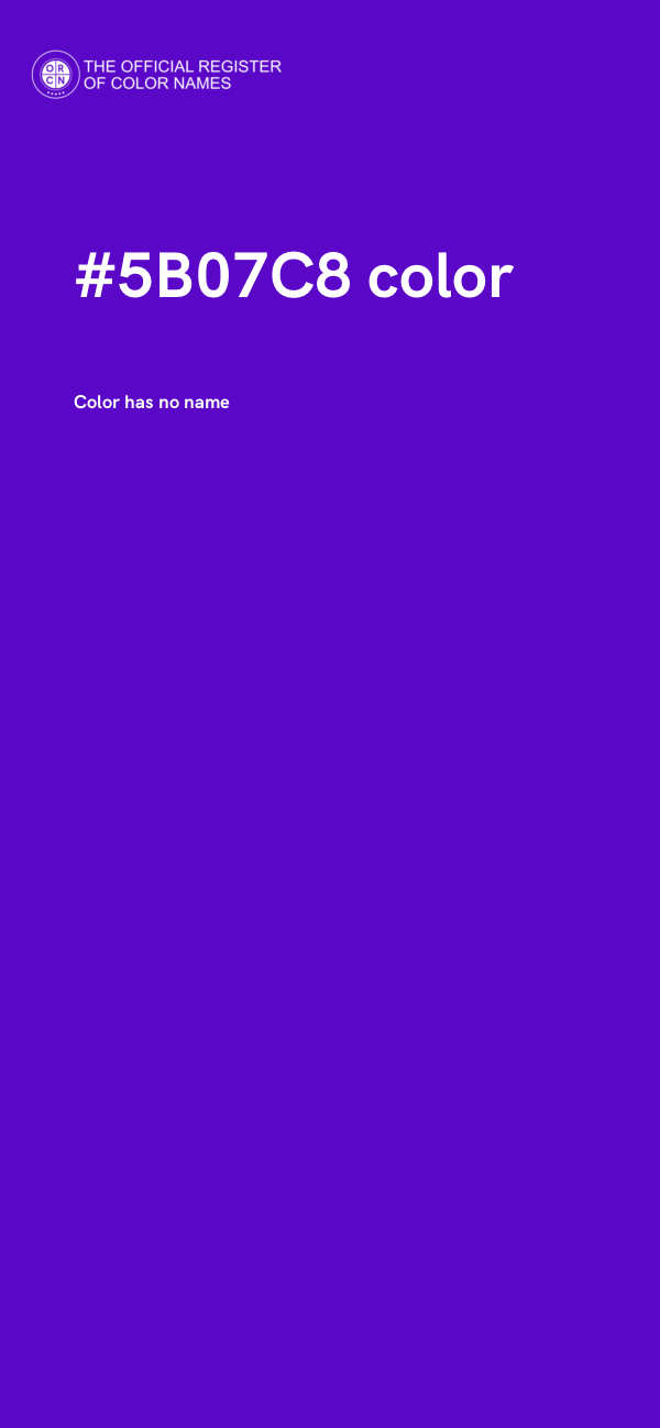 #5B07C8 color image
