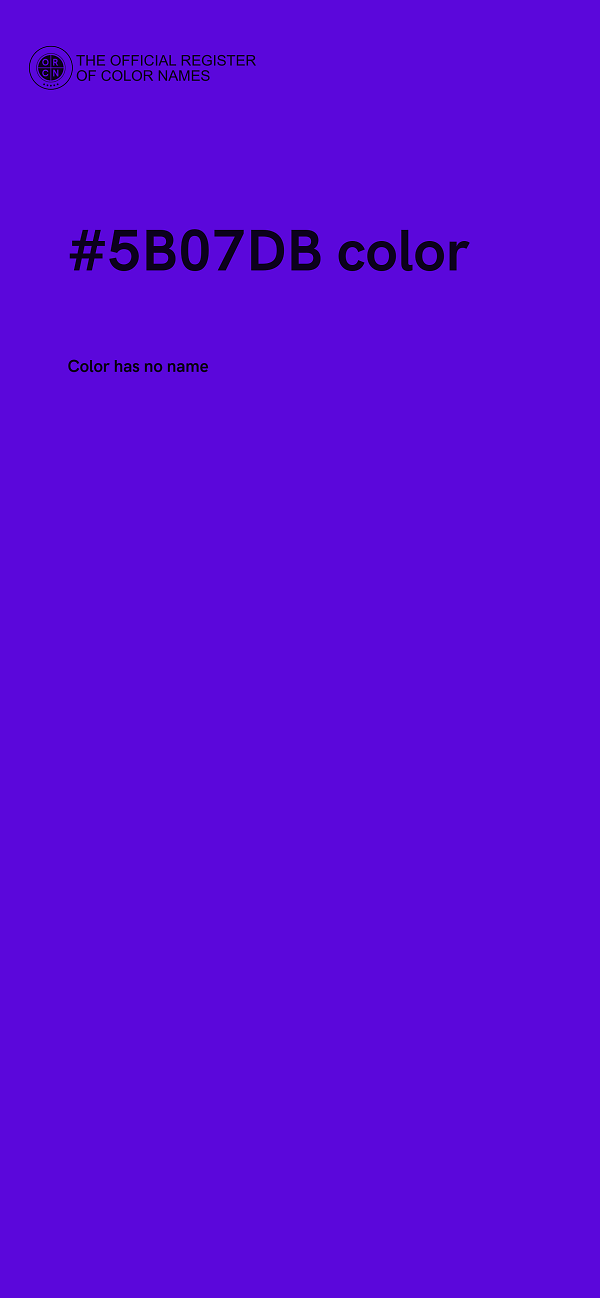 #5B07DB color image