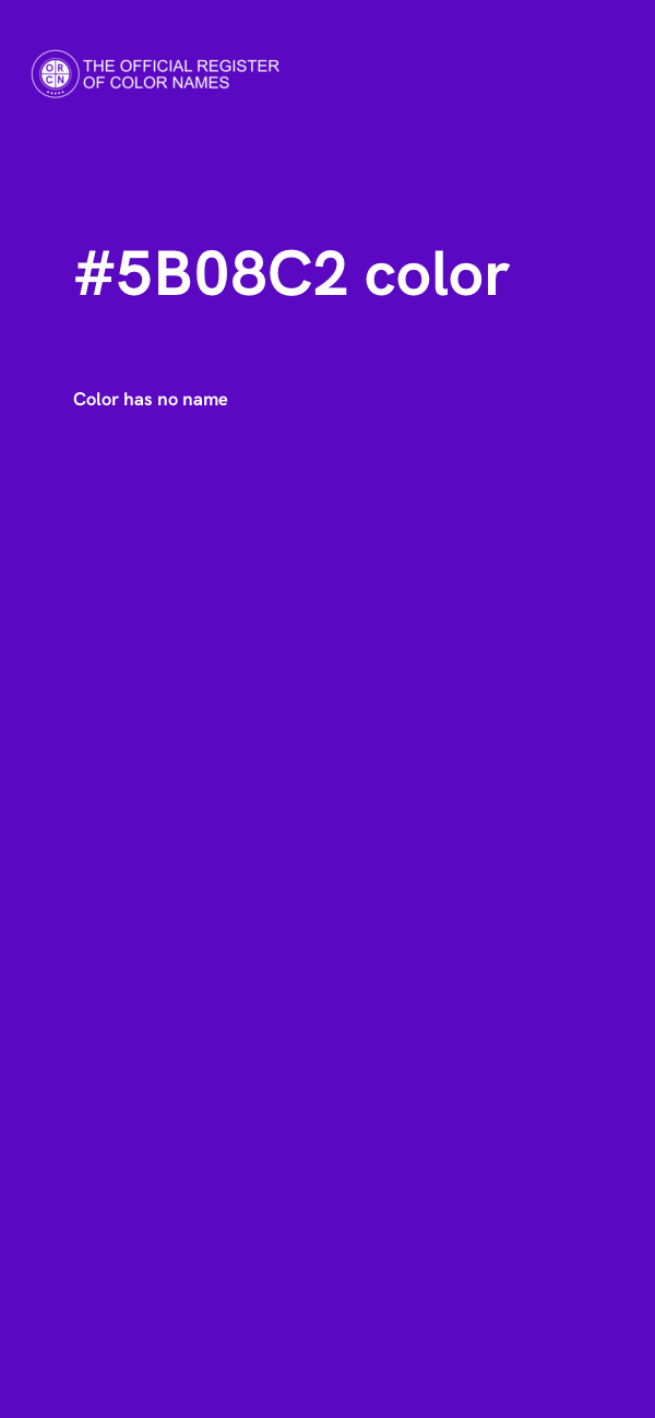#5B08C2 color image