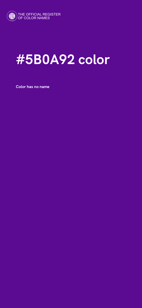 #5B0A92 color image