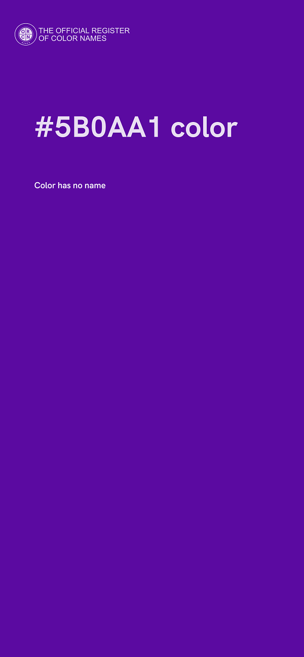 #5B0AA1 color image