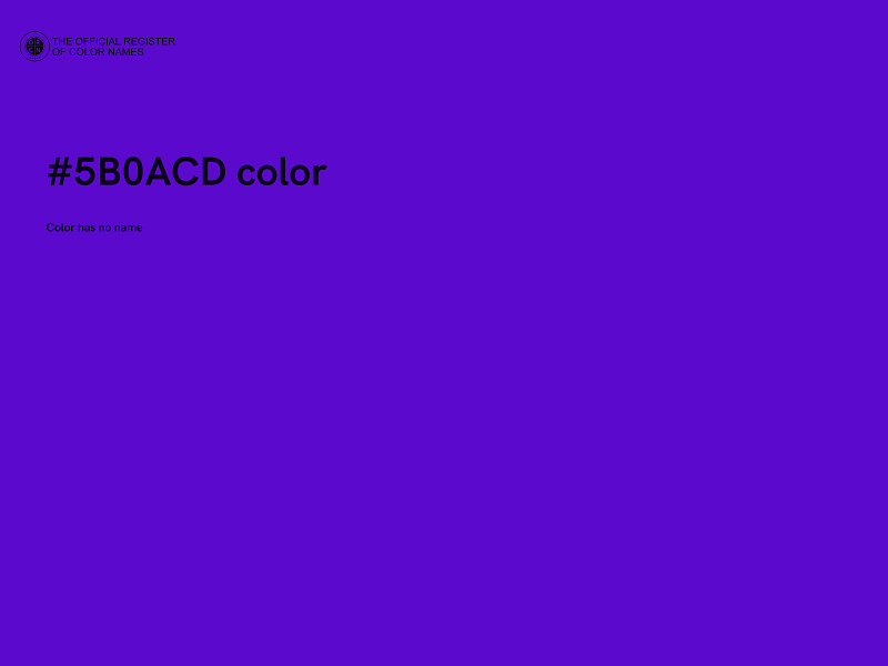 #5B0ACD color image