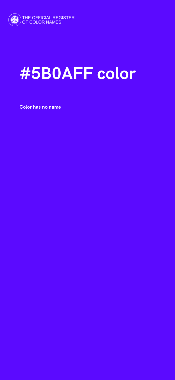 #5B0AFF color image