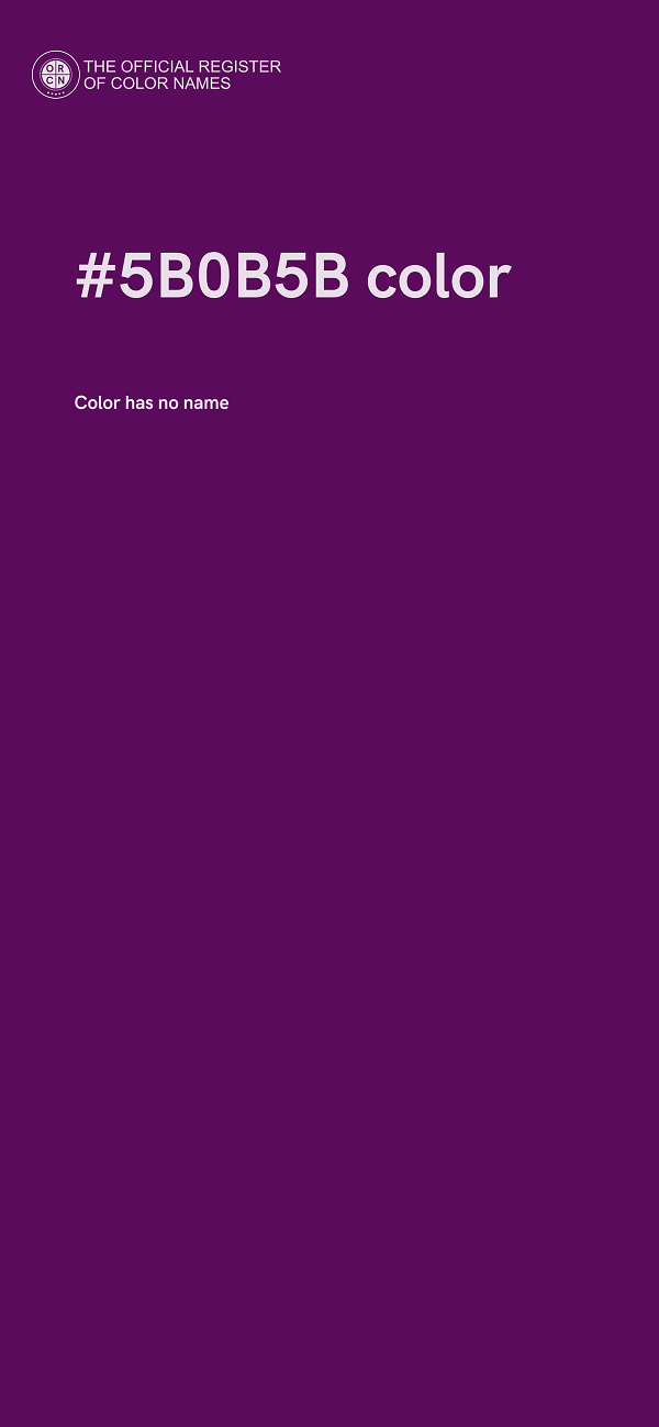 #5B0B5B color image