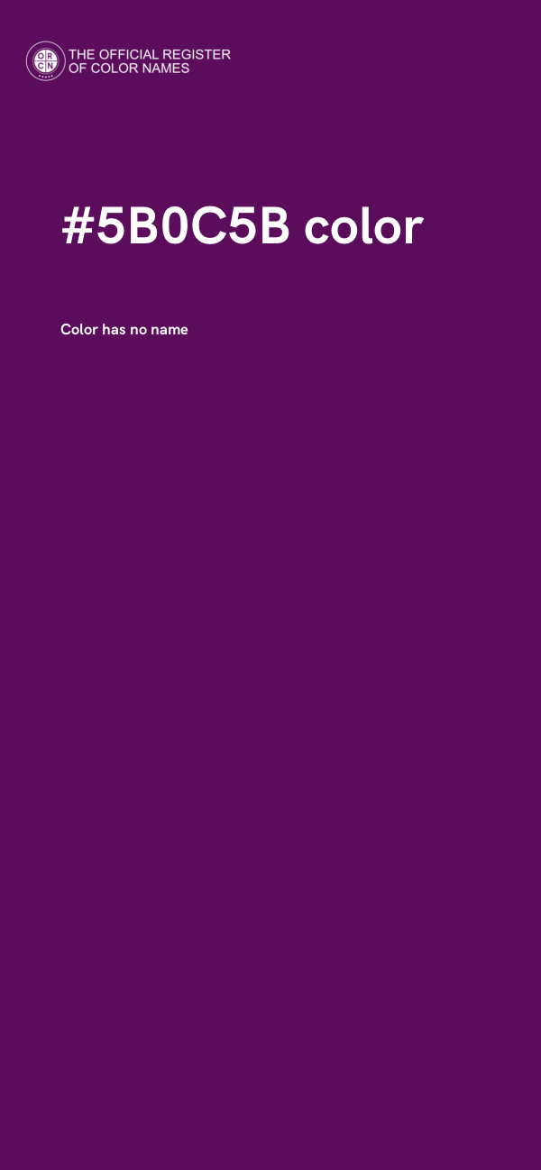 #5B0C5B color image