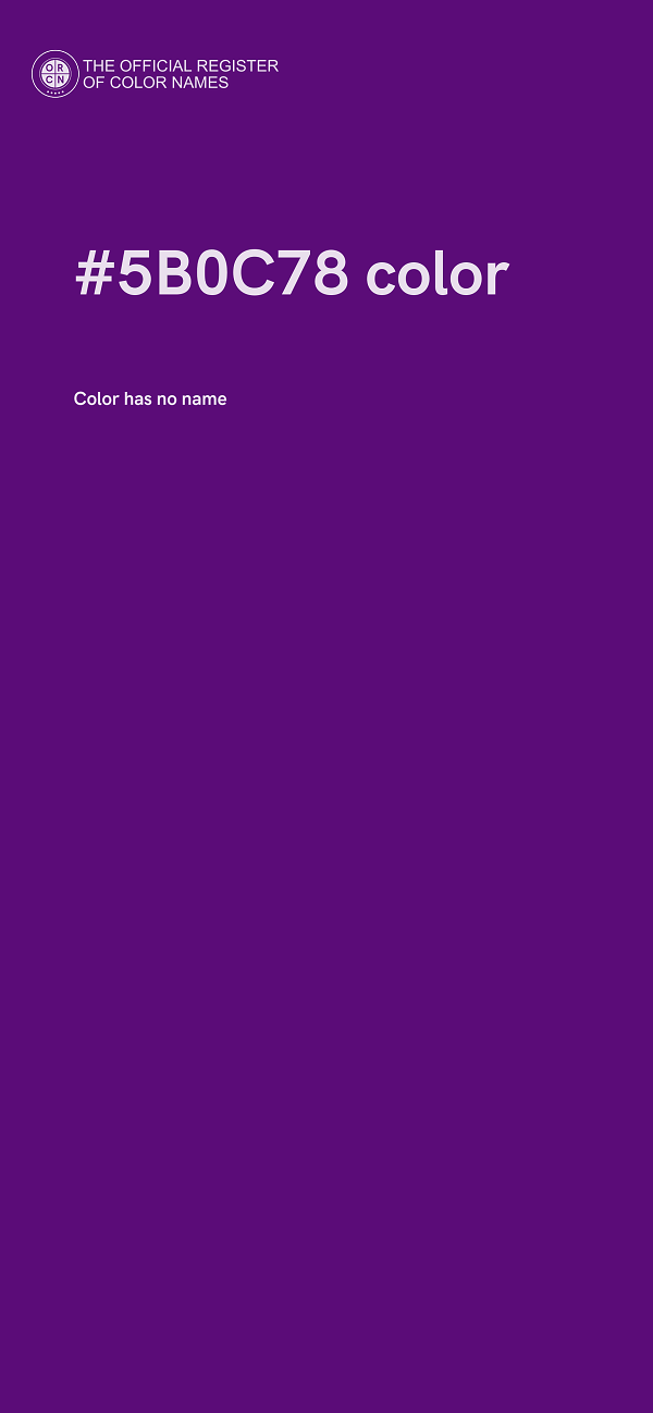 #5B0C78 color image