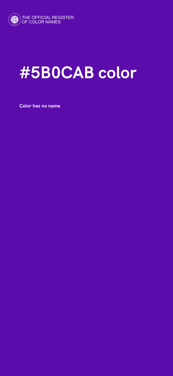 #5B0CAB color image