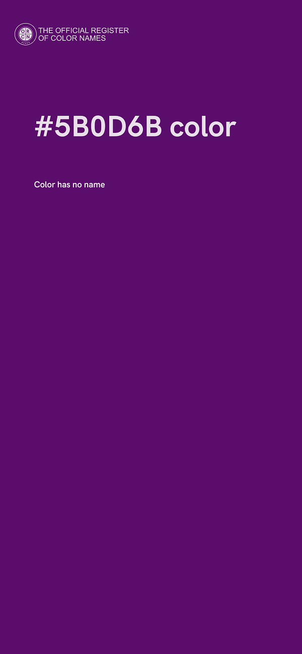 #5B0D6B color image