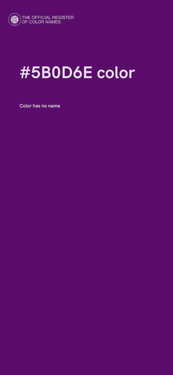 #5B0D6E color image