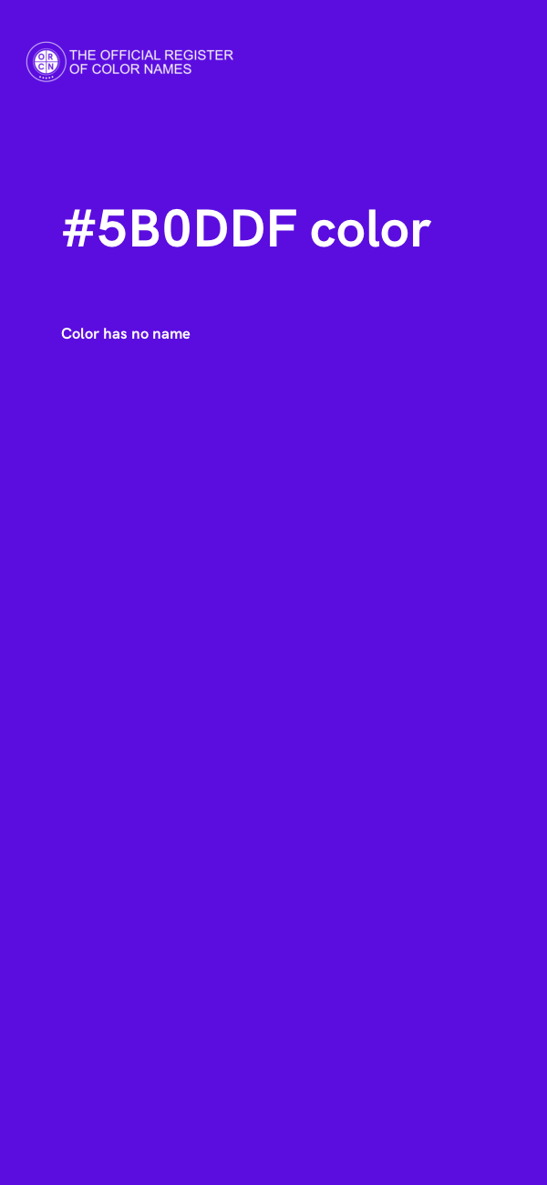 #5B0DDF color image