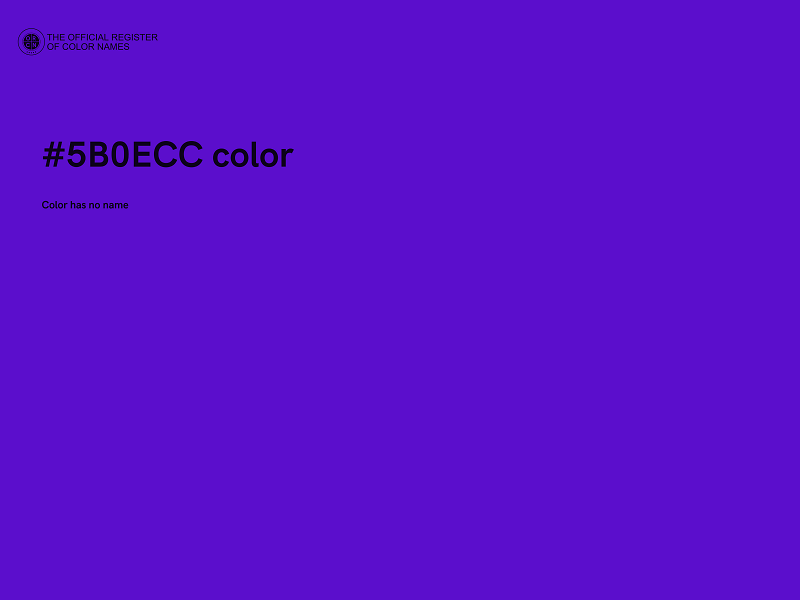 #5B0ECC color image