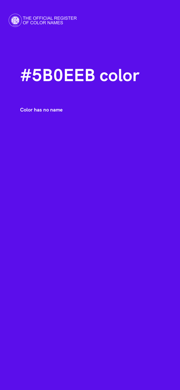 #5B0EEB color image
