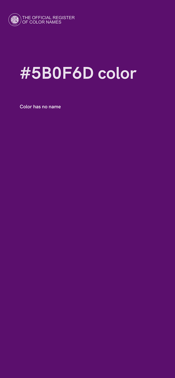 #5B0F6D color image