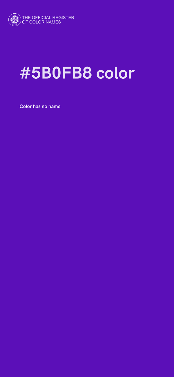 #5B0FB8 color image
