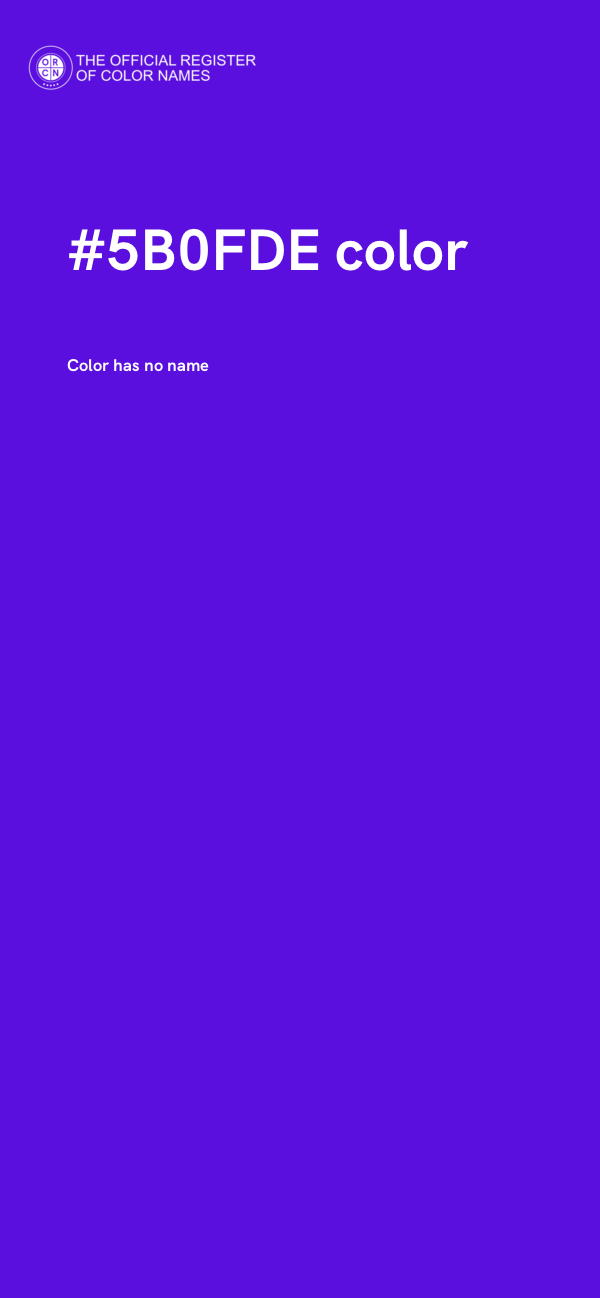 #5B0FDE color image