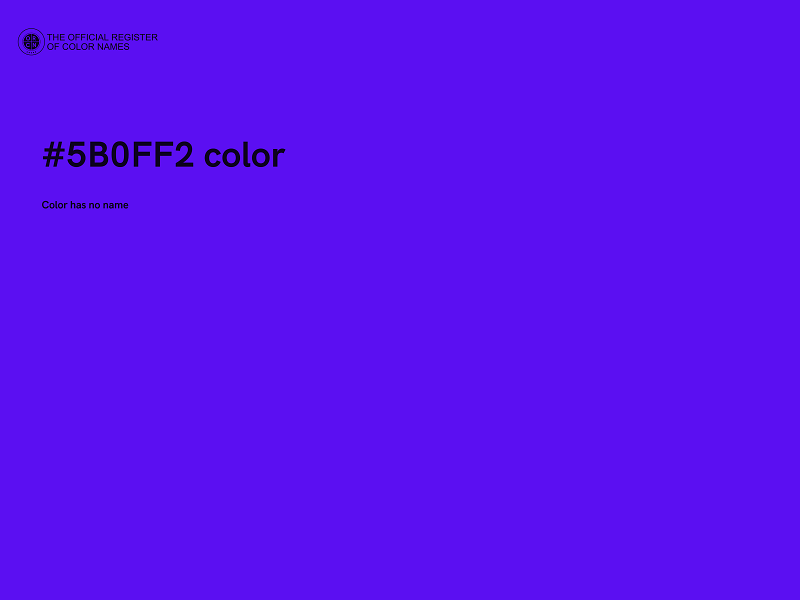 #5B0FF2 color image